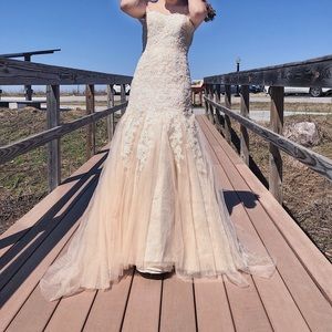 ivory trumpet/mermaid dress.
*open to negotiation*
